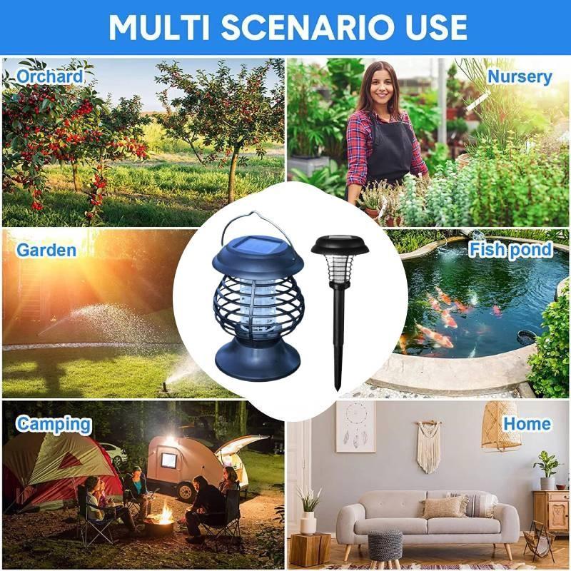 Solar Light Mosquito Outdoor Electric Shock Household Repellent Catching Tool