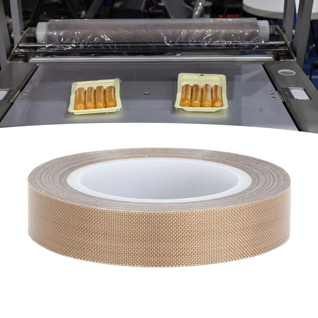 Bandă PTFE din pânză de sticlă Izolație Temperatură înaltă Bandă adezivă PTFE pentru Sigilator cu vacuum Sigilator cu impuls 32,8ft