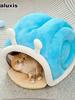 Cat House Winter Warm Pet Bed Cat Cave Cozy Shelter for Cats and Dogs
