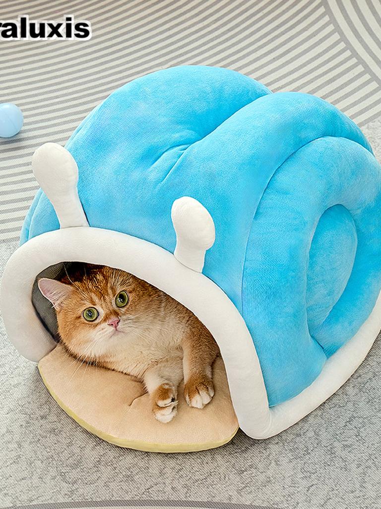 Cat House Winter Warm Pet Bed Cat Cave Cozy Shelter for Cats and Dogs