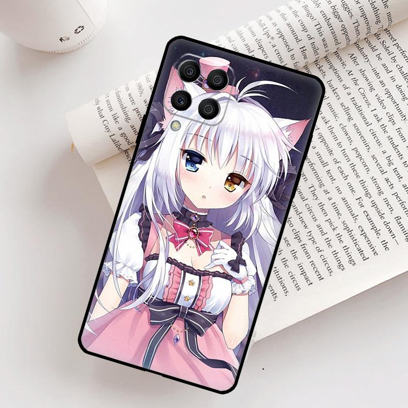 Anime Cat Girl Case For Samsung Galaxy M21 M31 M13 M33 M53 M15 M35 M55 M16 M36 M56 M12 M32 M52 M14 M34 M54