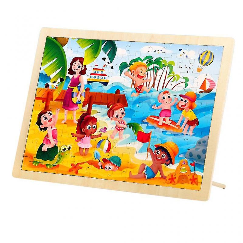 Children's Puzzle Desktop Assembled Dinosaur Animal Puzzle 100 Pieces Toys