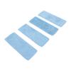 4PCS Mop Cloth Fit for Proscenic P10 P10 Pro P11 Vacuum Cleaner Fiber Handheld Cordless Vacuum Cleaner Mop Pad