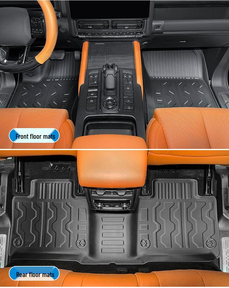 2024 Haval H9 TPE Floor & Trunk Mats with Seat Back Protection
