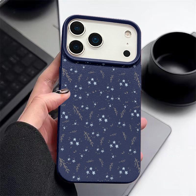Azure Floral Pattern Flowers TPU Case For iPhone 17 Pro Max Air 16e 15 14 13 Full Protection Soft Silicone TPU Back Cover