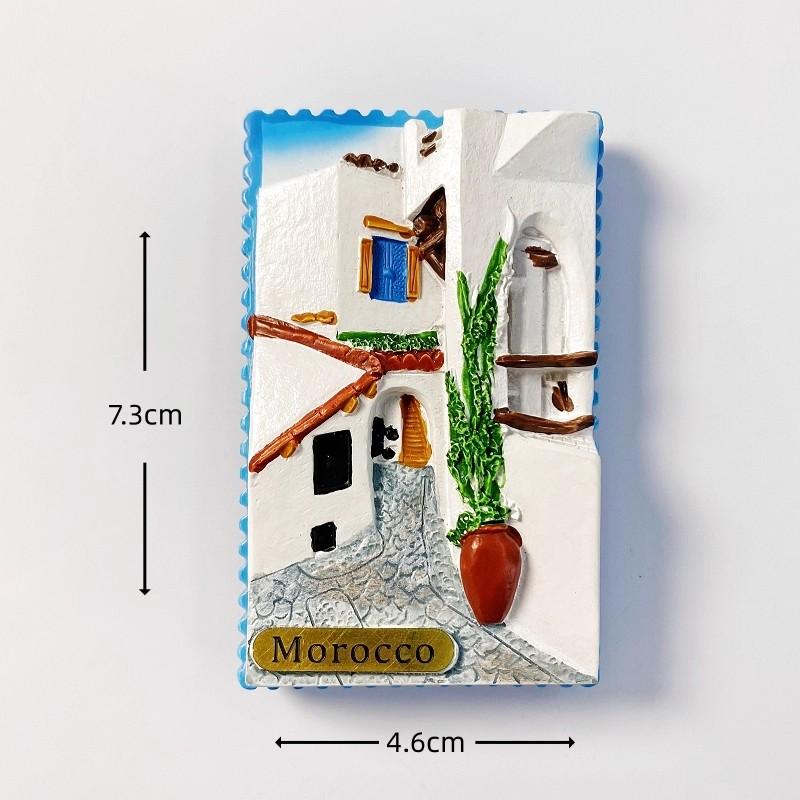 Morocco Fridge Stickers Land of God Marrakech Travelling Souvenirs Message Board Magnetic Stickers Wedding Gifts
