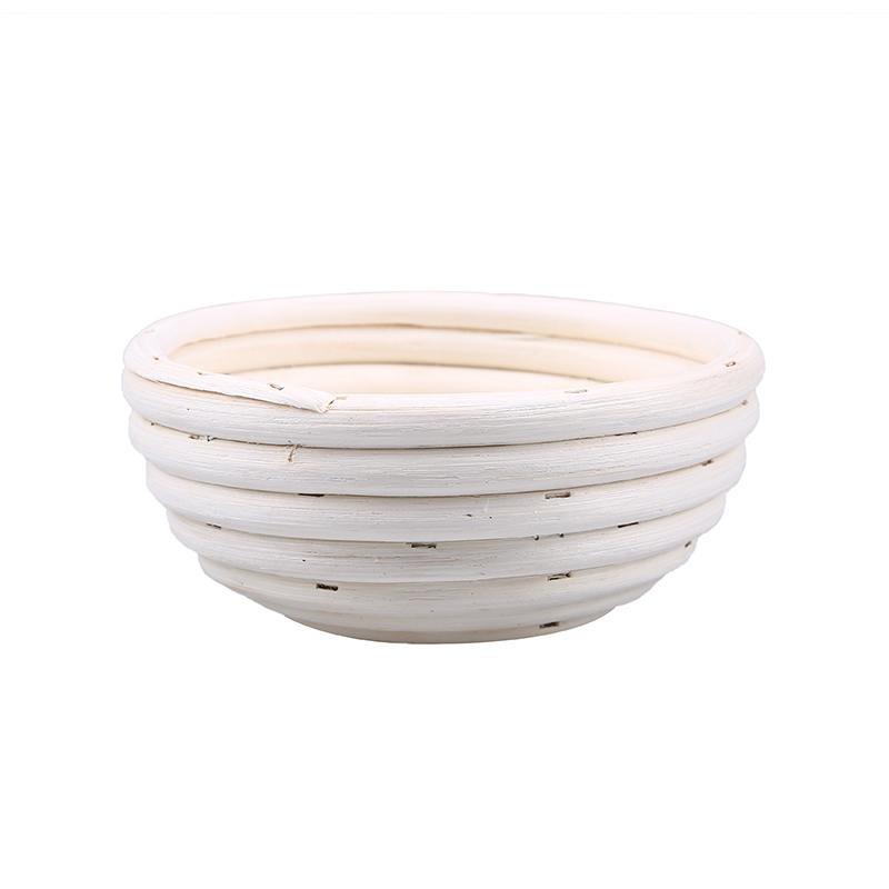 WCIC Новая корзина из ротанга, корзина для хранения кондитерских изделий, поднос для домашнего хранения 13x6cm покинуть белый