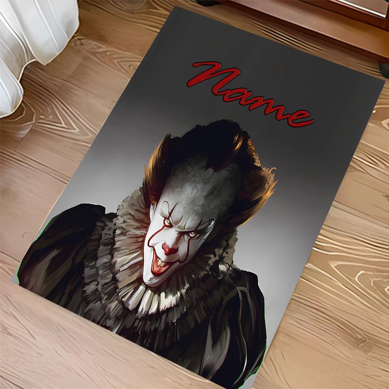 Custom personalization Pennywise the Dancing Clown Print Area Rug - Soft, Washable Non-Slip Indoor Mat,Living Room,Home&Office Decorative Rug