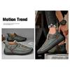 Men's Trendy Leather Shoes, Outdoor Workwear, Retro Stitching, Mid To High Cut, Fashionable and Casual Men's Leather Shoes