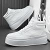 Men's Shoes High Top Ankle Boot Platform Comfortable Casual Shoes Man Trend Anti Slip Sneakers Fashion Thick Soled Shoes Zapatos