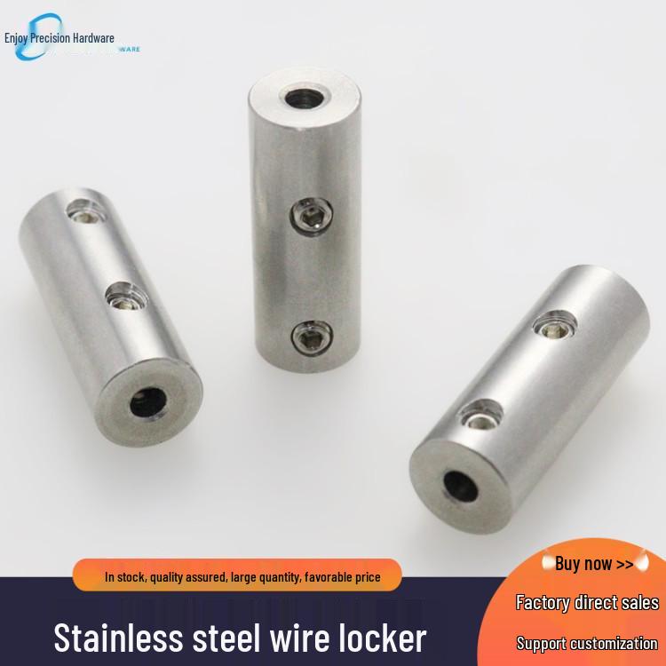 Adjustable Stainless Steel Self-Locking Wire Fastener with Double Hole Buckle