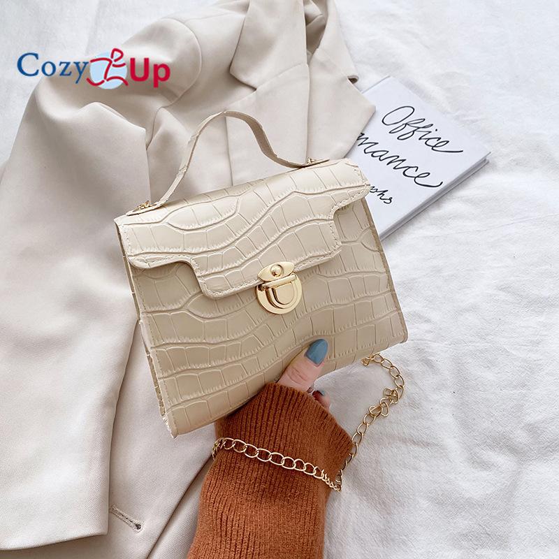 

Женская сумка Cozy Up Stone Pattern Handheld 18x15x4cm бежевый