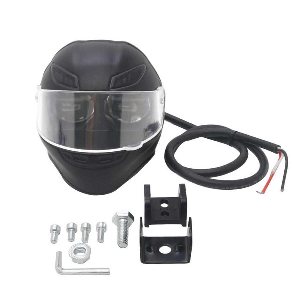 Motorcycle Auxiliary Lights Motorcycle Helmet-Style LED Fog Light Motorbike Driving Spotlight For Scooter ATV Offroad Dirt