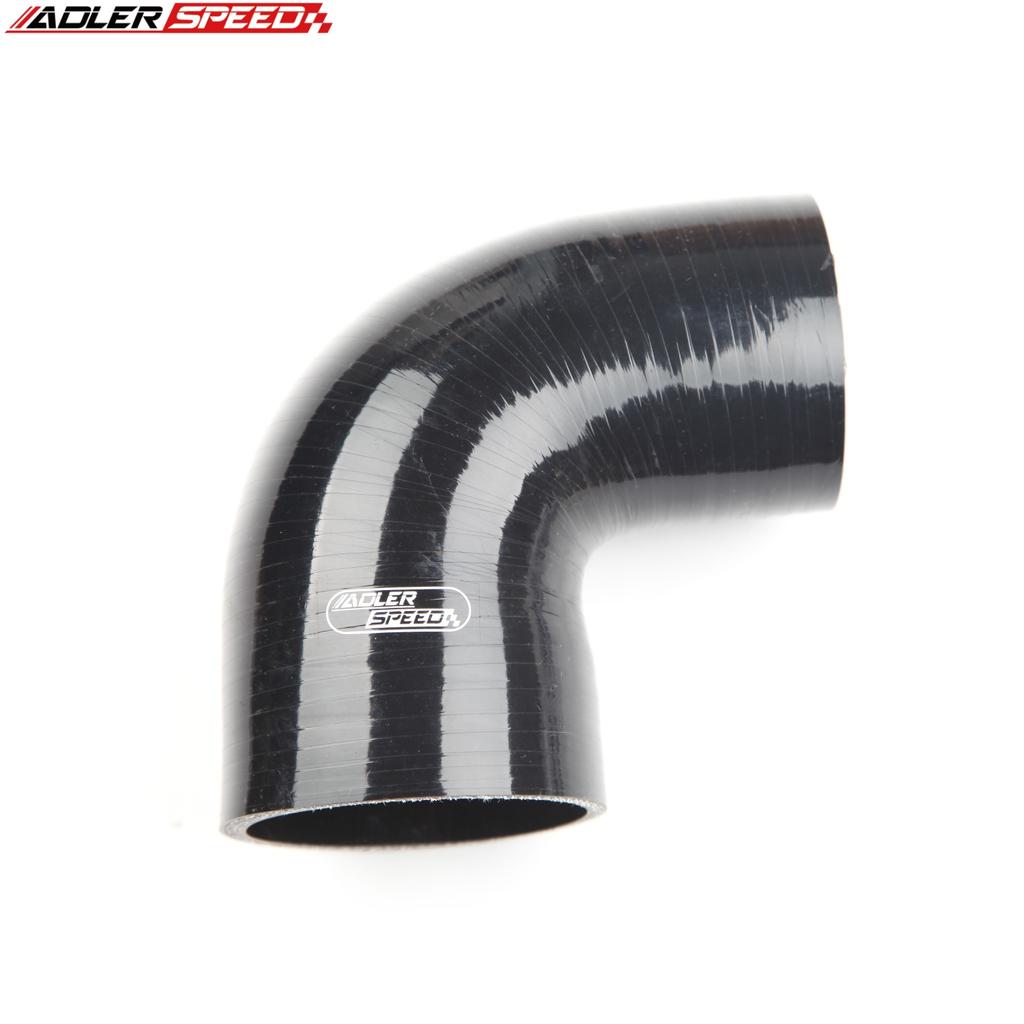 3" To 2'' (76-51mm) ID Straight/45 Degree/90 Degree Reducer Silicone Hose Black Turbo/Intake Coupler Pipe