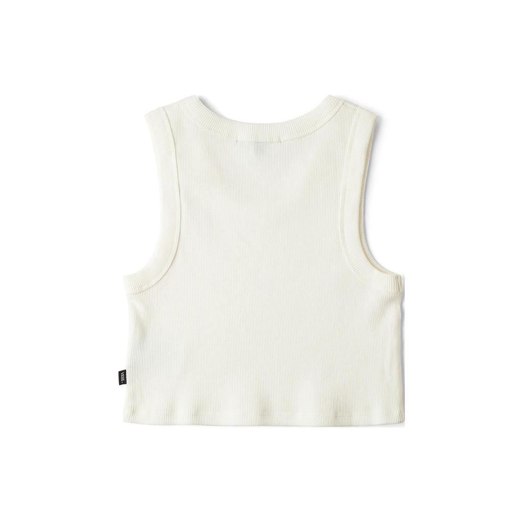 Vans Solid Color Round Neck Comfortable Sleeveless Vest Women tops Off-White VN000G3JFS8