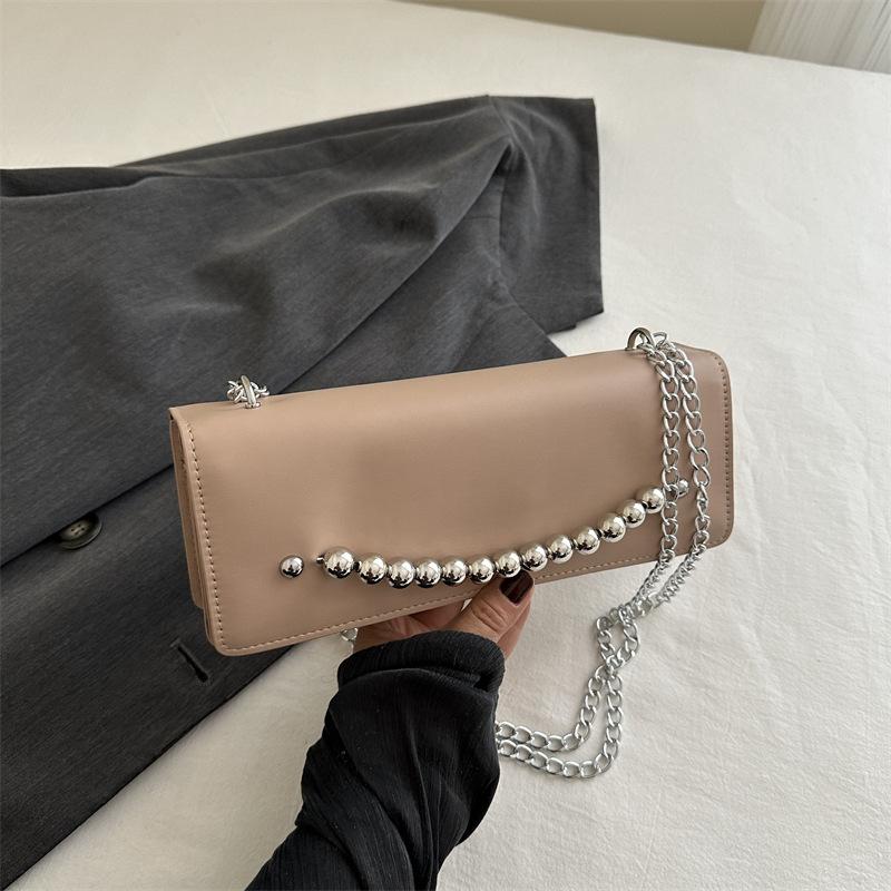 Beautiful Trendy Personality and Fashionable Summer New Style Simple Casual Hand-held Crossbody Single-shoulder Square Bag