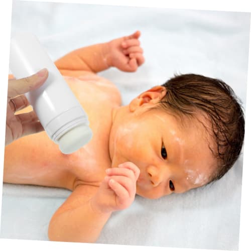 VICASKY Clean Powder Puff Box, Refillable Powder Container Bottle, Talcum Powder Puff Case, Kids' Outdoor Airless Powder Puff Bottle, Infant Powder St