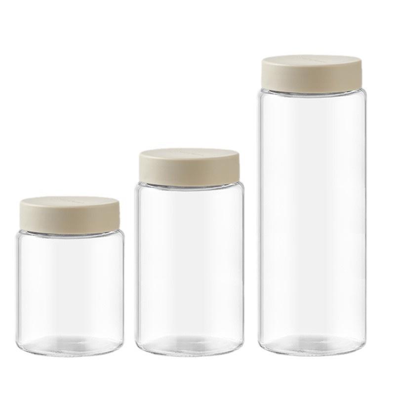 Frasco de Almacenamiento de Vidrio Resistente al Calor para Especias y Salsas