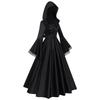 European and American Plus-Size Gothic Long Dress for Women, Renaissance Cosplay Costume, Halloween Ball Cosplay Performance Outfit.
