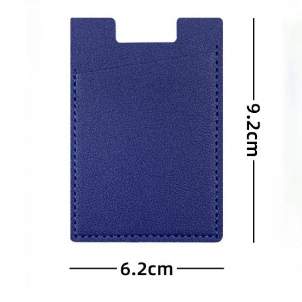 PU Leather Phone Wallet Case, Self-Adhesive Card Holder for Credit ID Cards, Fashion Sticker Back Cover Hot Sale