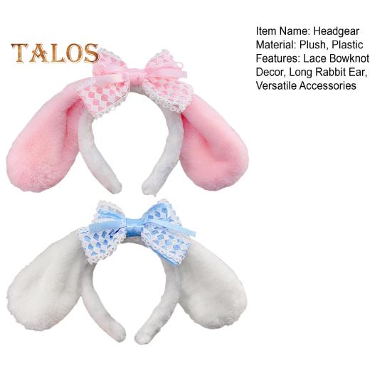 2 шт. повязки на голову для девочек с кружевным бантом — фото 9