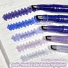 5-Pack Dual-Tip Highlighters with Viewing Window, Suitable for Eye-Friendly Colored Highlighters, Fluorescent Markers, Marking Pens, Highlighting Pens