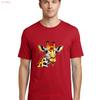 Melting Giraffe Unisexs T Shirt 100 Cotton Casual Summer Wear Vintage Stylish Breathable Stretched Unisex Streetwear
