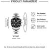 Watch Three-Piece Men'S Accessories Watch Ring Necklace Bracelet Men'S Quartz Watch