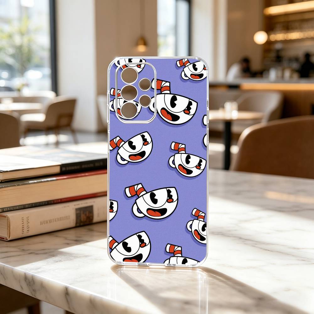 P-Popular C-Cuphead Game  Phone Case For Samsung S25,S24,S21,S22,S23,S30,Ultra,S20,Plus,Fe Transparent Cover