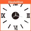 Wanduhr DIY Uhr Zuhause Moderne Dekoration 3D Kristallspiegel Kunst Aufkleber Abziehbilder