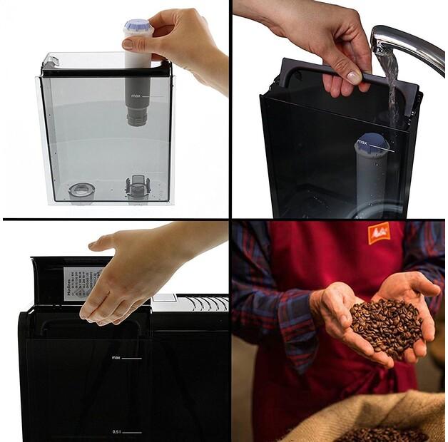 Кофемашина Melitta Caffeo Solo & Perfect Milk schwarz (E 957-101)