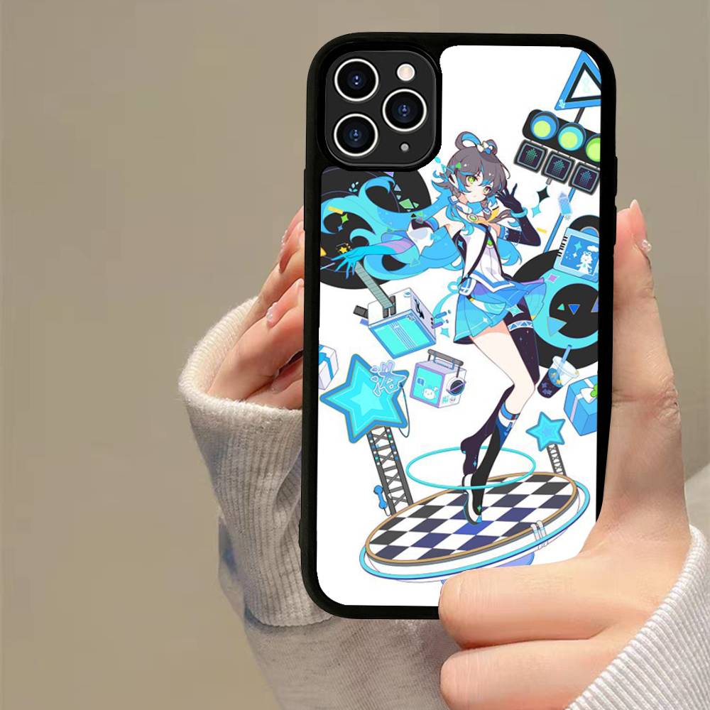 Anime Luo Tianyi Phone Case Silicone PC+TPU For For IPhone 11 12 13 14 15 16 Plus Pro Max Cover