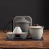 Yipan Ru Kiln Travel Tea Set