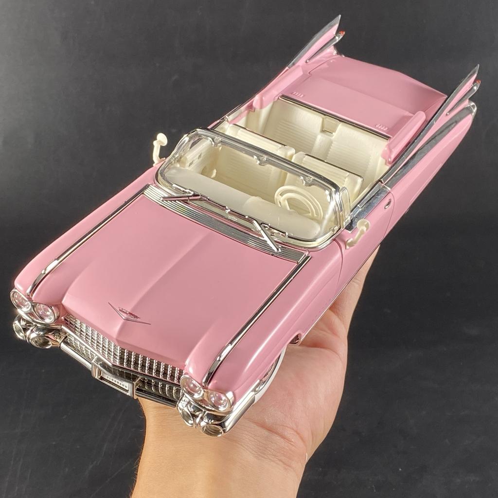 1:24 Cadillac Eldorado Biarritz 1959 Series 62 Luxury Car Alloy Diecast Model Car Sound & Light Pull Back Collection Hobby Gifts