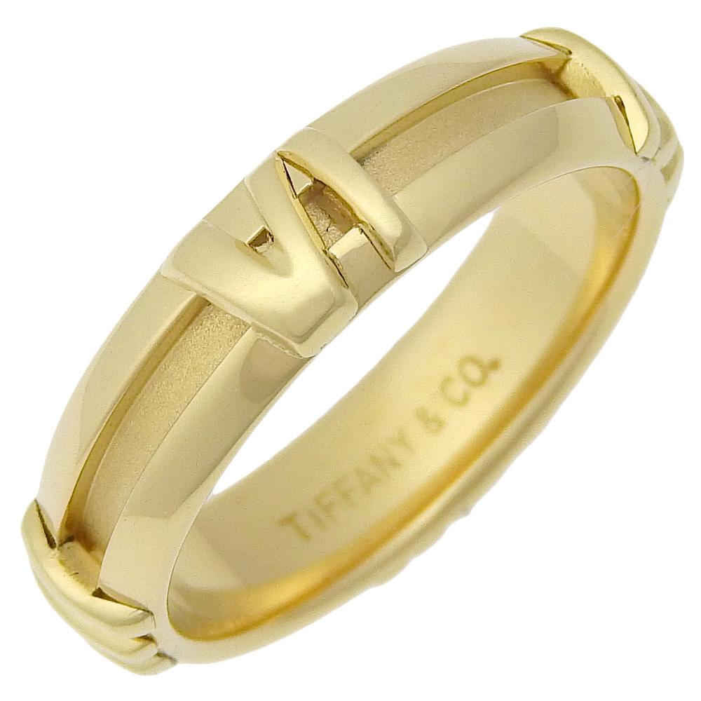 

TIFFANY&Co. Atlas Ring K18 yellow gold #4.9(US Size) 4.3g Women Used