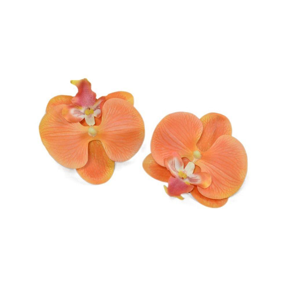 2pcs Korean Style Artificial Butterfly Orchid Decoration Flowers Orchids  Car Home Decoration