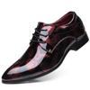 Man Formal Shoes Men Floral Pattern Leather Luxury Fashion Groom Wedding Men Oxford Dress Office Men Dress Brand High Quality