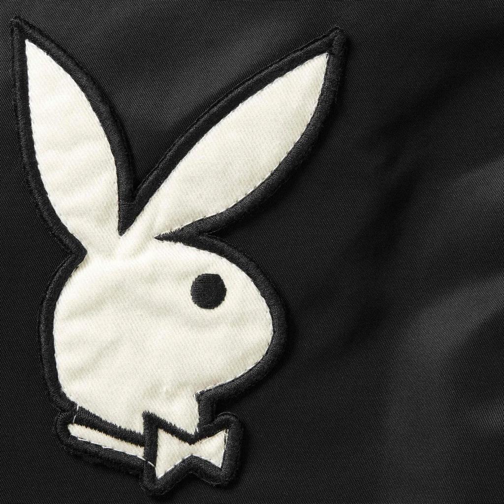 Supreme x Playboy Hooded MA-1 Black