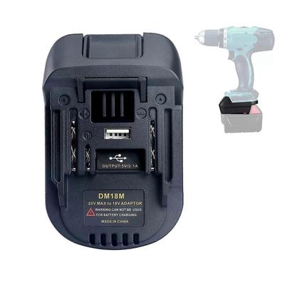 Adattatore Convertitore Batteria Litio Dewalt Dcb Milwaukee M18 18v/20v a Makita 18v
