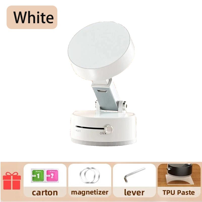 Vacuum Suction Cup Magnetic Mobile Phone Holder Foldable Portable Magnetic Bracket Mount Phone Accessories For iPhone/Samsung