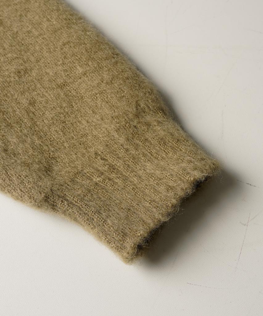 Jemut Hour Loose Fit Mohair Cardigan 4 Types Sand Beige Sokn2604