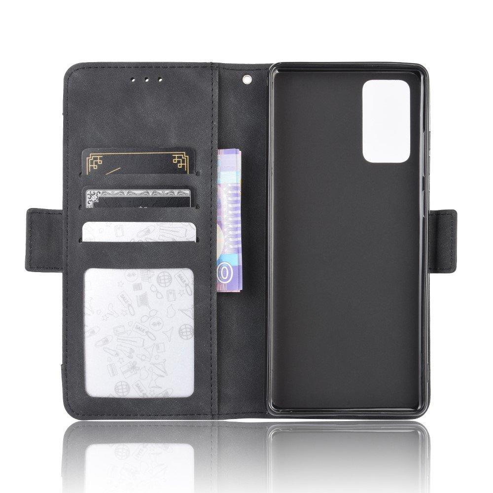 Flip Case for Samsung Galaxy S20 FE, Card Slot, Black