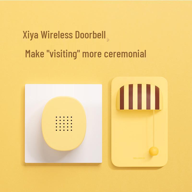 Kixiya Wireless Doorbell: Ready to Use, No Wiring, Long Range, High Volume, Ideal for Home Entrance.