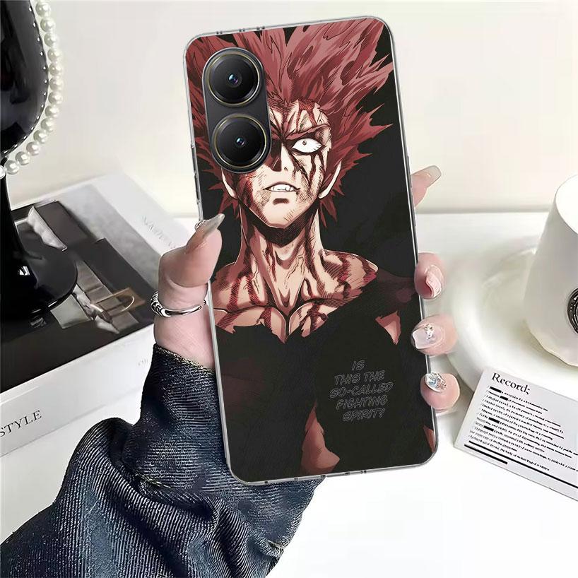 One P-Punch-Man Garou Soft Phone Case For Xiaomi Redmi 15C 15 13C 13 Poco X5 X6 X7 F7 Ultra M7 12C 12 10 10C 9C 9A 9T 9 Fundas P