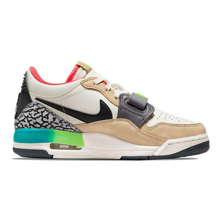 Air Jordan Legacy 312 Low GS Gradient Kids Sneakers White Sail Black DZ2763-101