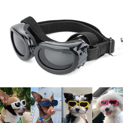 Adjustable Pet Goggles UV Protection Dog Motorcycle Glasses Portable Pet Headwear  Cat Dog