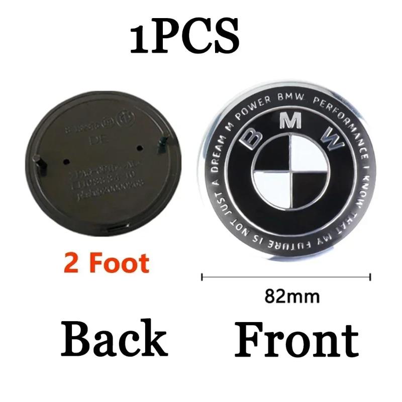 74/82mm Auto Motorhaube Vorne Hinten Kofferraum Emblem Abzeichen Ersatz für BMW E36 E46 E53 E90 E60 E61 E93 E87 X1 X3 X5 X7 F30 F20 M F10 E28