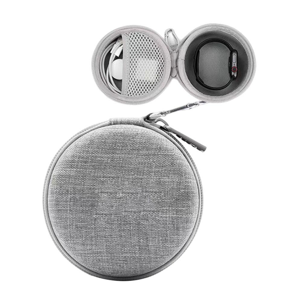 

Чехол для часов EVA Hard Shell на молнии, портативный органайзер для хранения, ударопрочный, водонепроницаемый, контейнер для смарт-часов серый