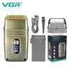 VGR335 Rechargeable Electric Beard Trimmer & Three-Blade Shaver, IPX6 Waterproof Razor