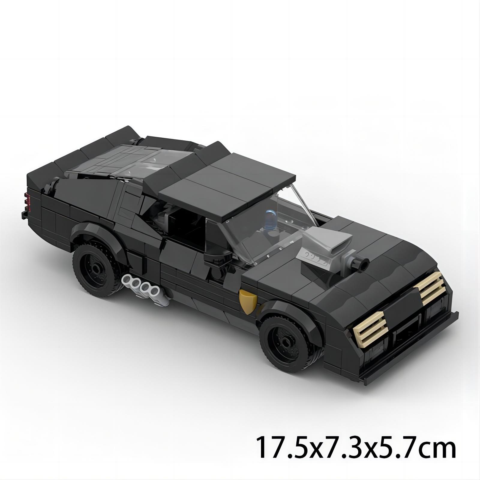 MOC Adult Collection Vehicle War Equipment Building Blocks Boy s Birthday Gift Max V8 Interceptor Car Kids Assembly Toys Model PDF instructions
